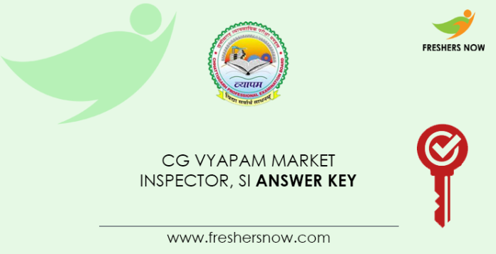 CG-Vyapam-Market-Inspector,-SI-Answer-Key