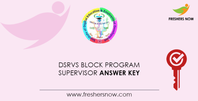 DSRVS-Block-Program-Supervisor-Answer-Key