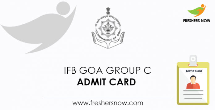 IFB-Goa-Group-C-Admit-Card