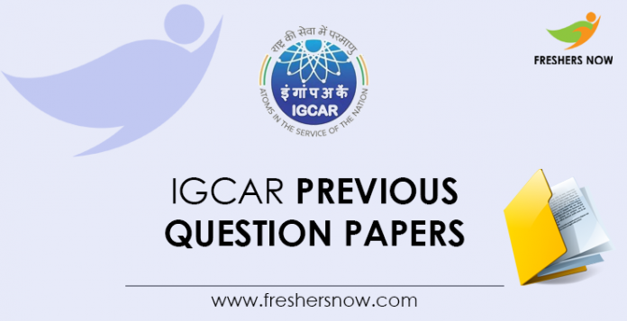 IGCAR-Previous-Question-Papers