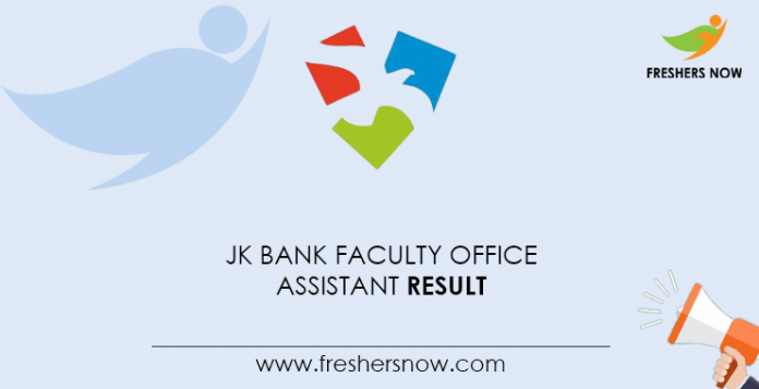 JK-Bank-Faculty,-Office-Assistant-Result
