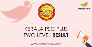 Kerala PSC Plus Two Level Result 2021 | Cut Off Marks ...