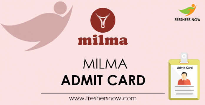 MILMA-Admit-Card