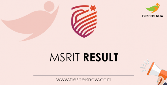 MSRIT Result