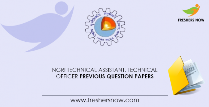 NGRI-Technical-Assistant,-Technical-Officer-Previous-Question-Papers