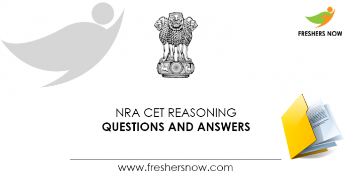 NRA CET 2021 Reasoning Questions and Answers