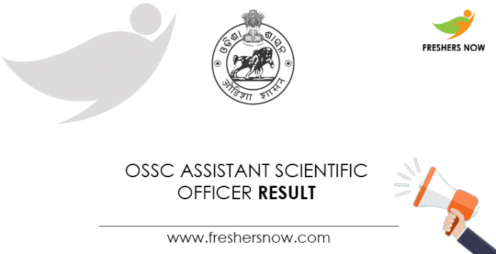 OSSC-Assistant-Scientific-Officer-Result