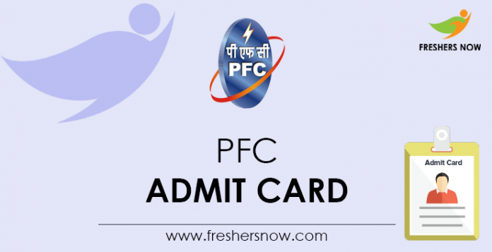 PFC Admit Card