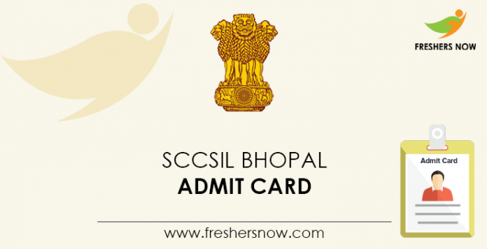 SCCSIL-Bhopal-Admit-Card