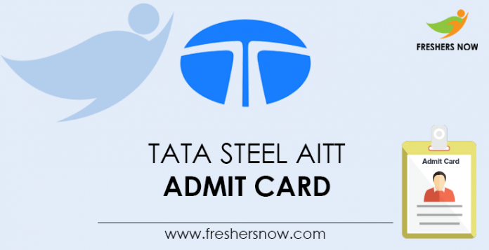TATA Steel AITT Admit Card