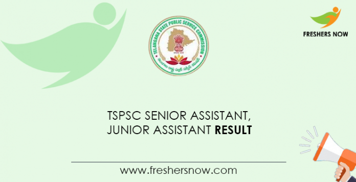 TSPSC-Senior-Assistant,-Junior-Assistant-Result