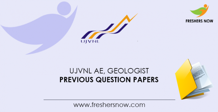 UJVNL AE, Geologist Previous Question Papers