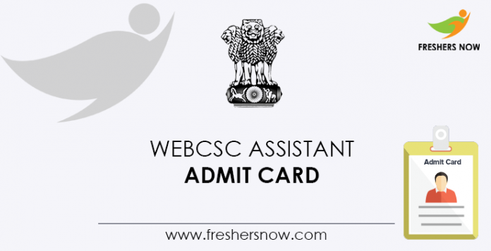 WEBCSC-Assistant-Admit Card