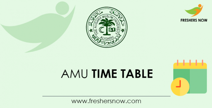 AMU-Time-Table