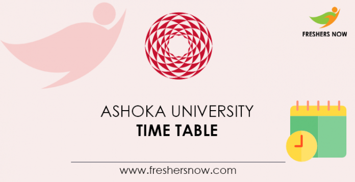 Ashoka-University-Time-Table