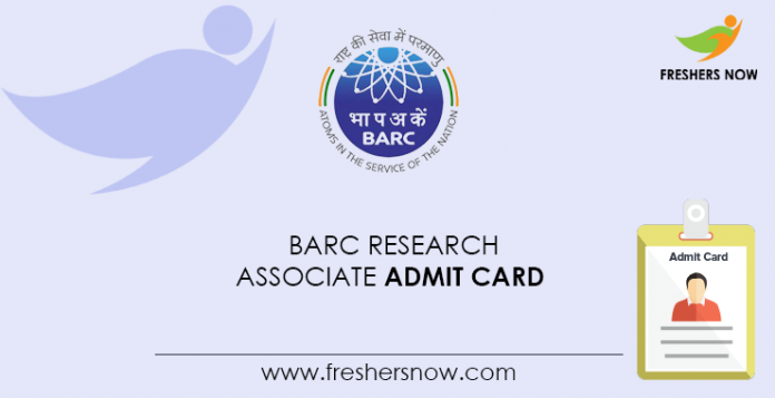 BARC-Research-Associate-Admit-Card