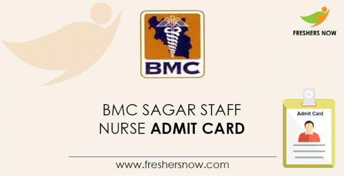 BMC-Sagar-Staff-Nurse-Admit-Card