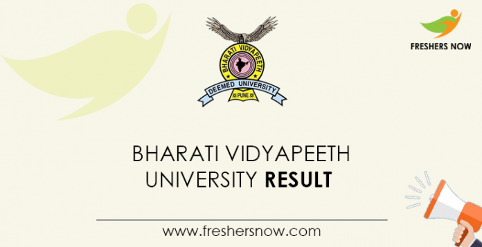 Bharati Vidyapeeth University Result