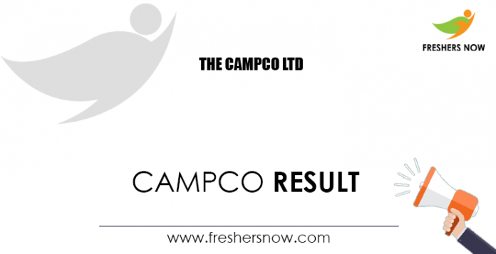 CAMPCO--Result