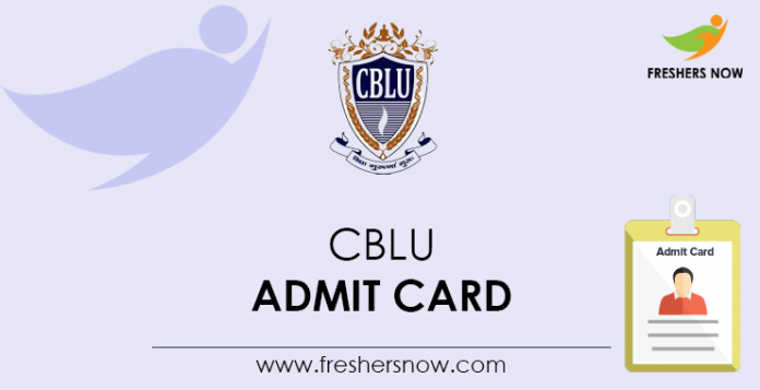 CBLU-Admit-Card