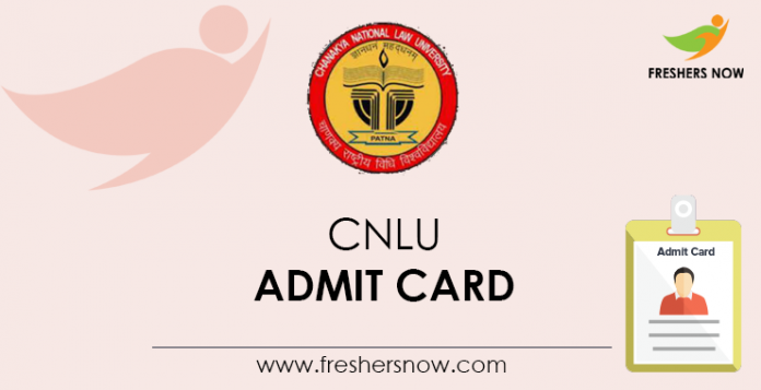 CNLU Admit Card