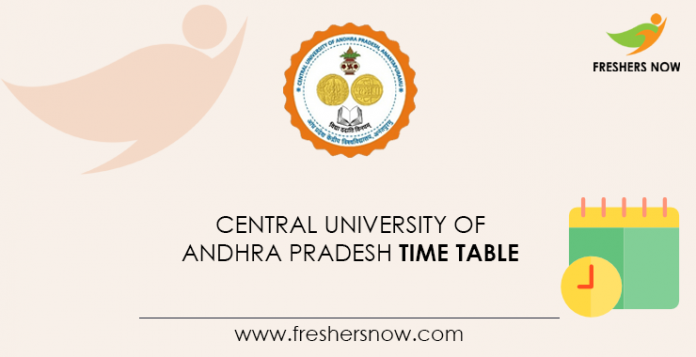 Central-University-of-Andhra-Pradesh-Time-Table