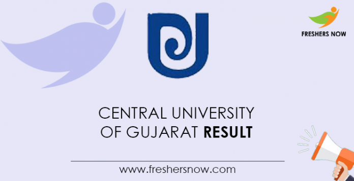Central-University-of-Gujarat-Result