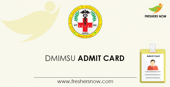 DMIMSU-Admit-Card