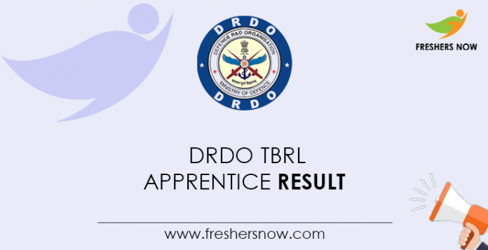 DRDO-TBRL-Apprentice-Result