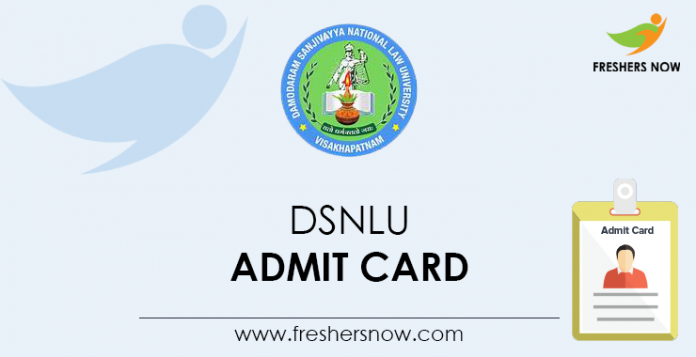 DSNLU Admit Card
