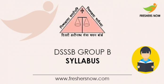 DSSSB Group B Syllabus