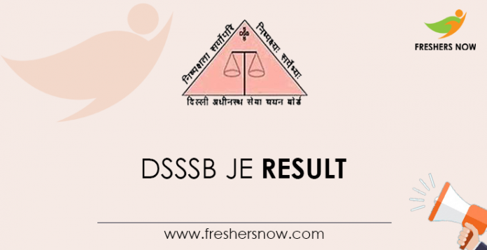 DSSSB-JE-Result