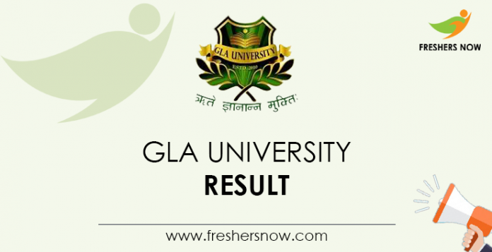 GLA University Result
