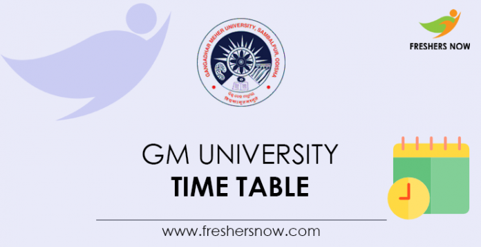GM-University-Time-Table