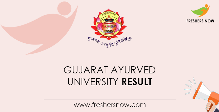 Gujarat Ayurved University Result 2023 UG PG Sem Results