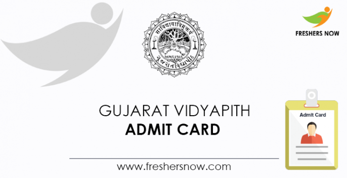 Gujarat Vidyapith Admit Card