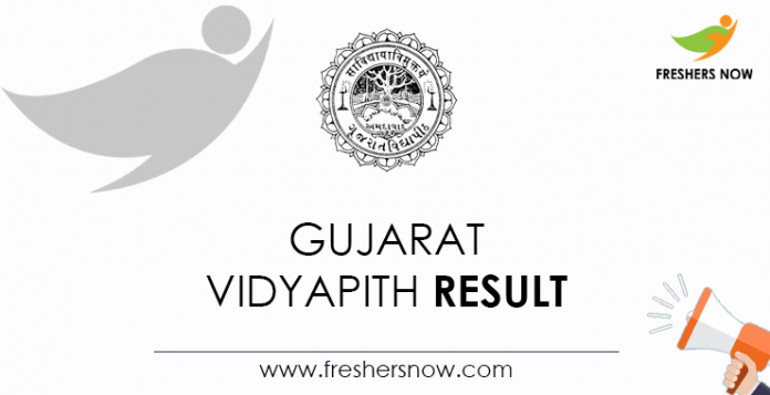 Gujarat Vidyapith Result