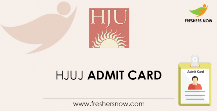 HJUJ Admit Card