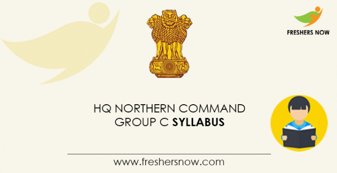 HQ Northern Command Group C Syllabus