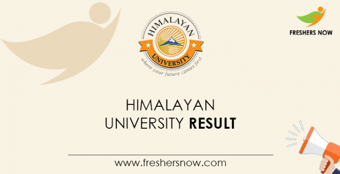 Himalayan University Result
