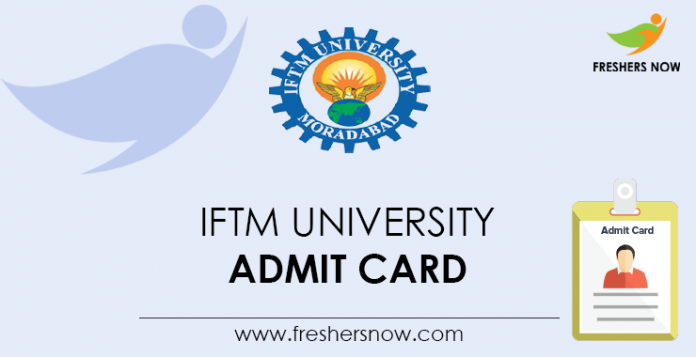 IFTM-University-Admit-Card