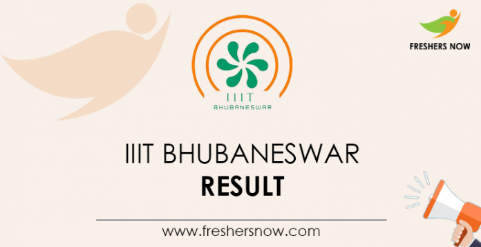 IIIT Bhubaneswar Result