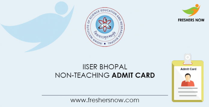 IISER-Bhopal-Non-Teaching-Admit-Card