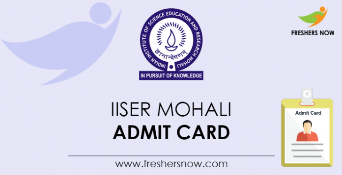 IISER-Mohali-Admit-Card