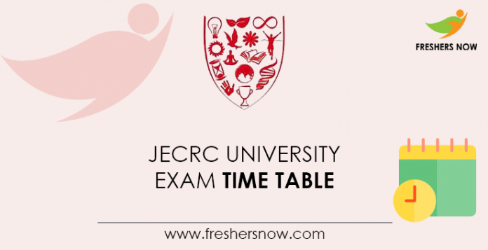 JECRC-University-Exam-Time-Table