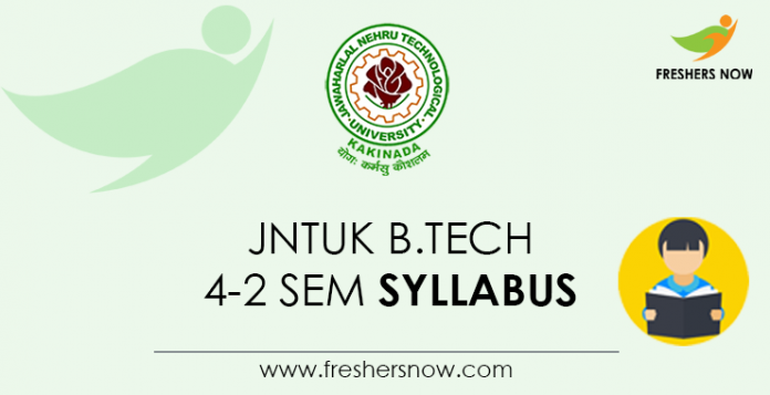 JNTUK-B.Tech-4-2-Sem-Syllabus