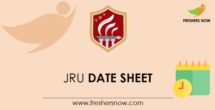 JRU-Date-Sheet