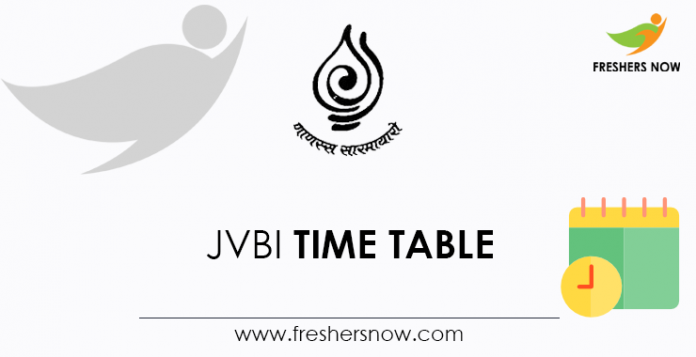 JVBI Time Table