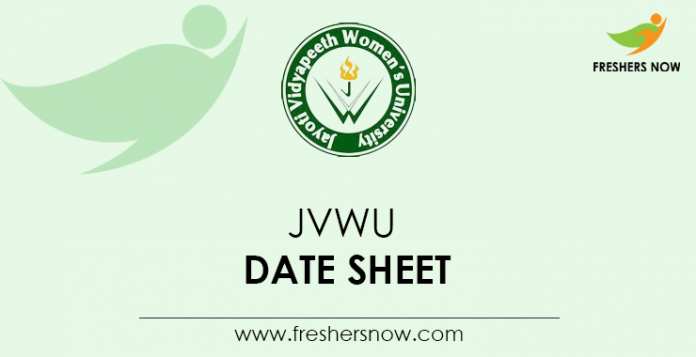 JVWU Date Sheet