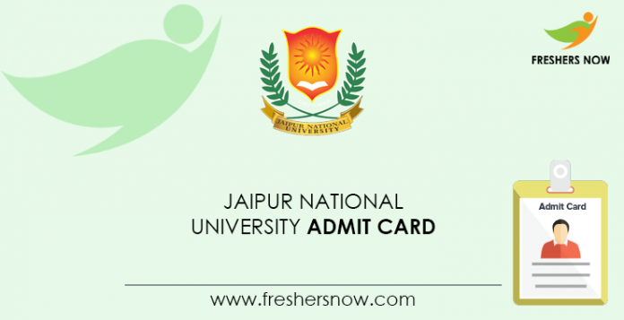Jaipur-National-University-Admit-Card